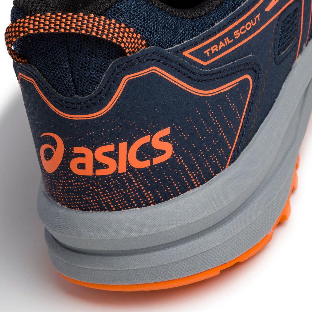 Scarpe da trekking blu in tessuto Asics Trail Scout