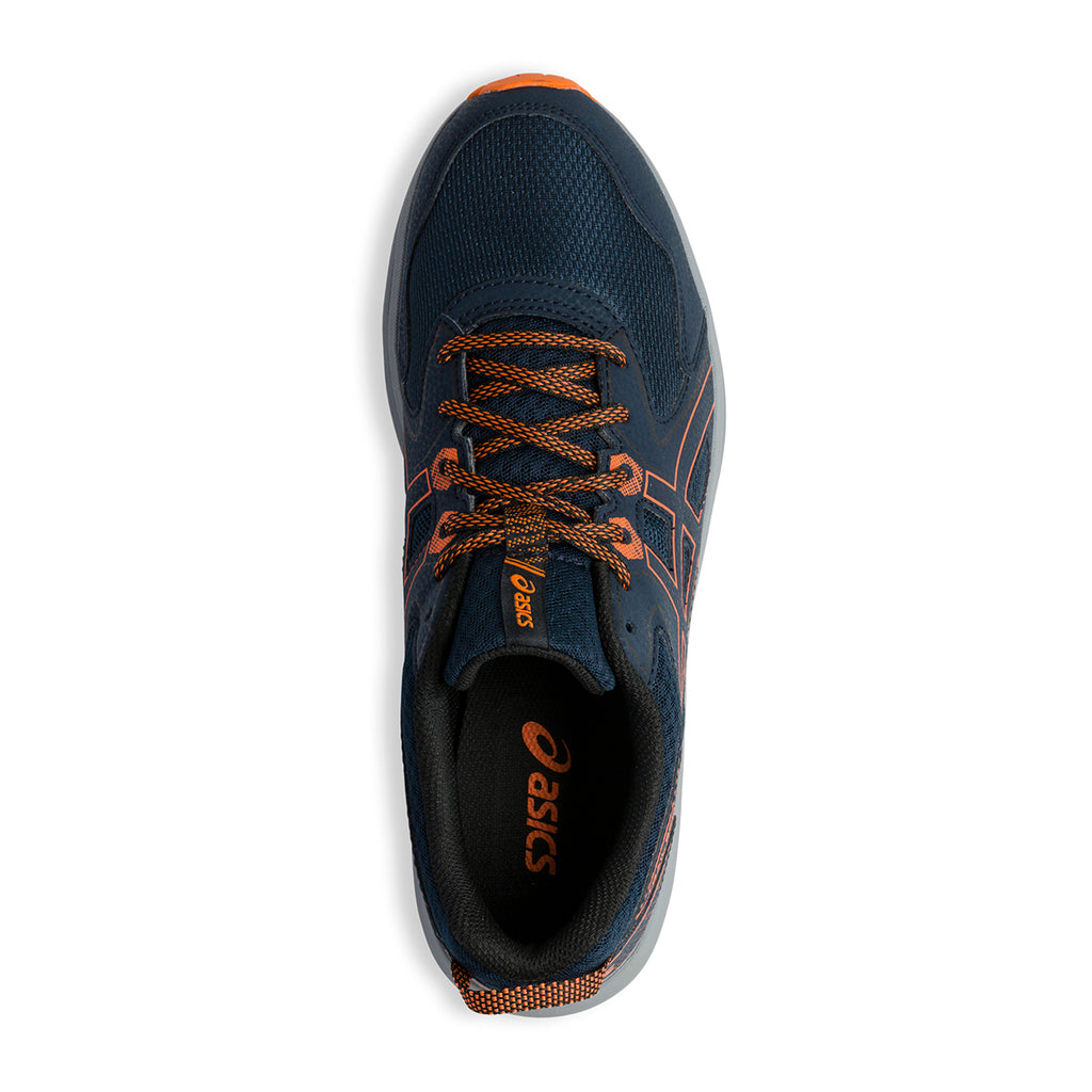 Scarpe da trekking blu in tessuto Asics Trail Scout