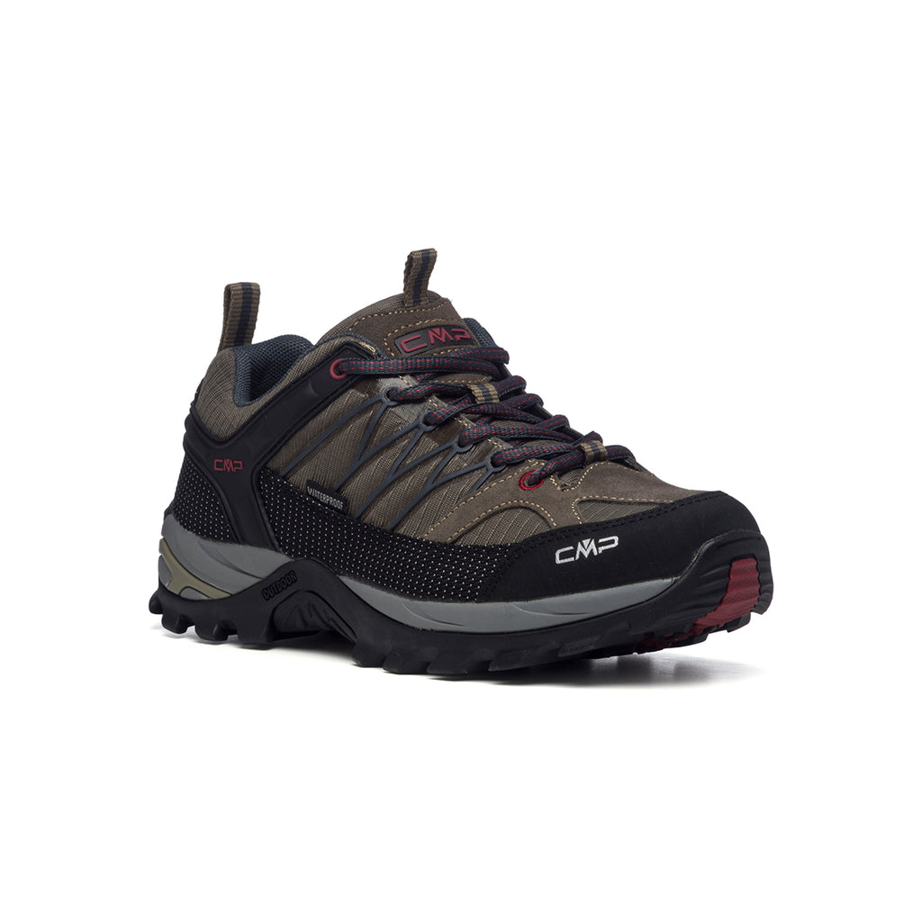 Scarpe da trekking antracite in tessuto waterproof CMP Rigel Low