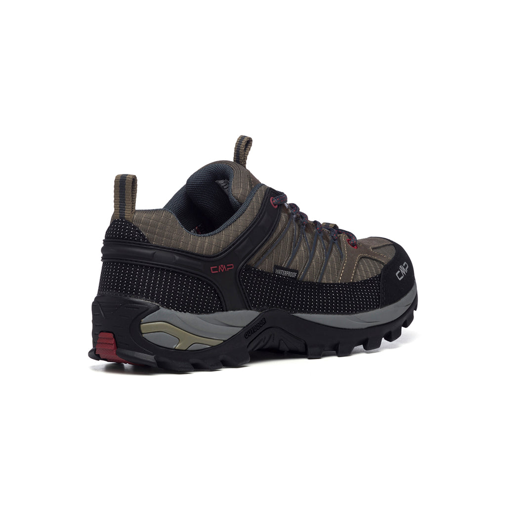 Scarpe da trekking antracite in tessuto waterproof CMP Rigel Low