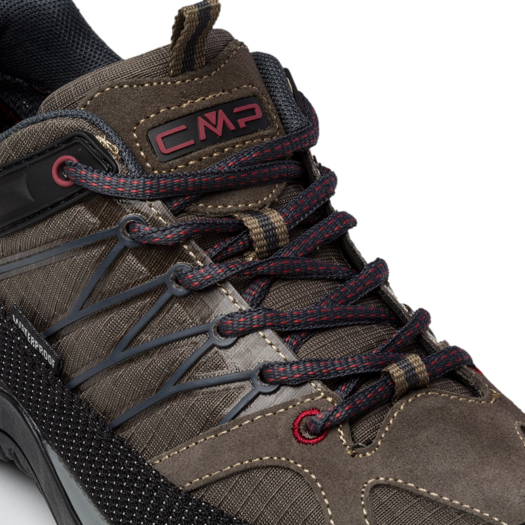 Scarpe da trekking antracite in tessuto waterproof CMP Rigel Low