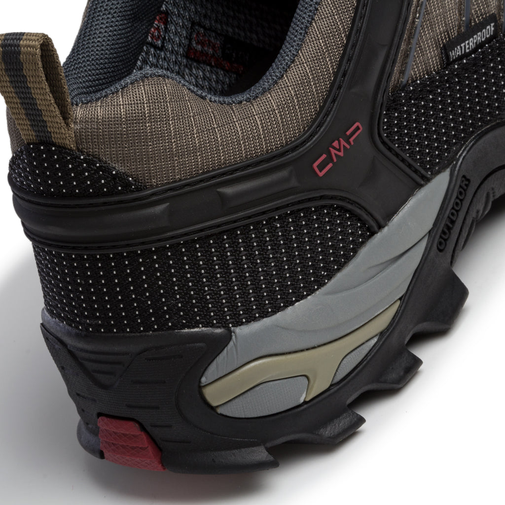 Scarpe da trekking antracite in tessuto waterproof CMP Rigel Low