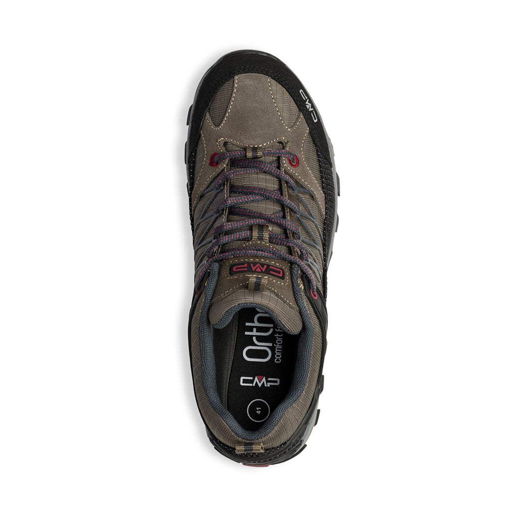 Scarpe da trekking antracite in tessuto waterproof CMP Rigel Low