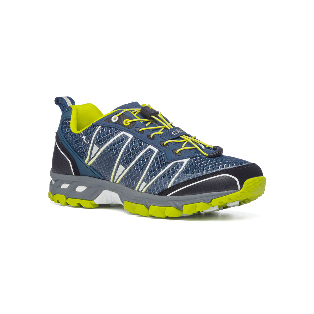 Scarpe da trekking blu in mesh con suola Fullongrip CMP Altak