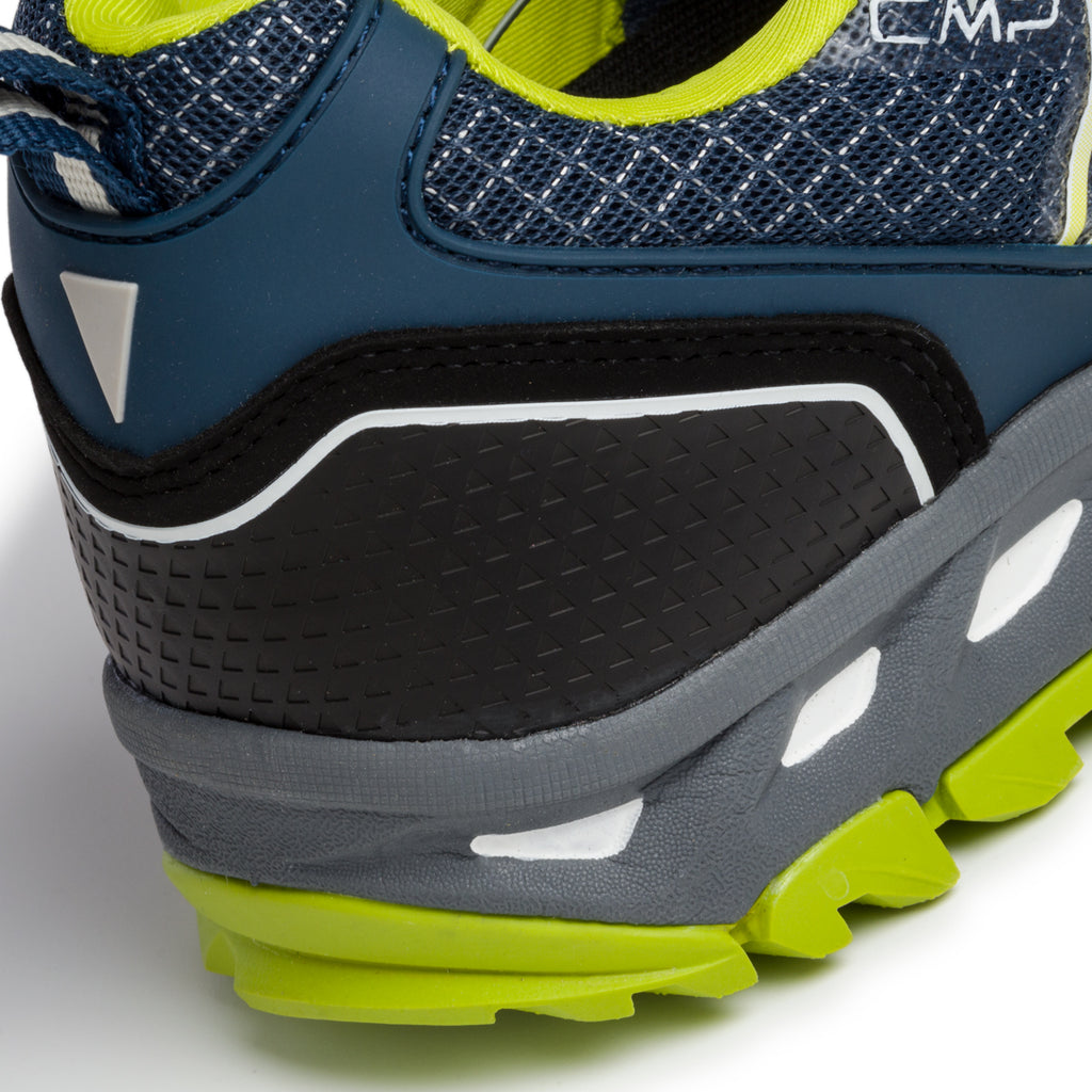 Scarpe da trekking blu in mesh con suola Fullongrip CMP Altak