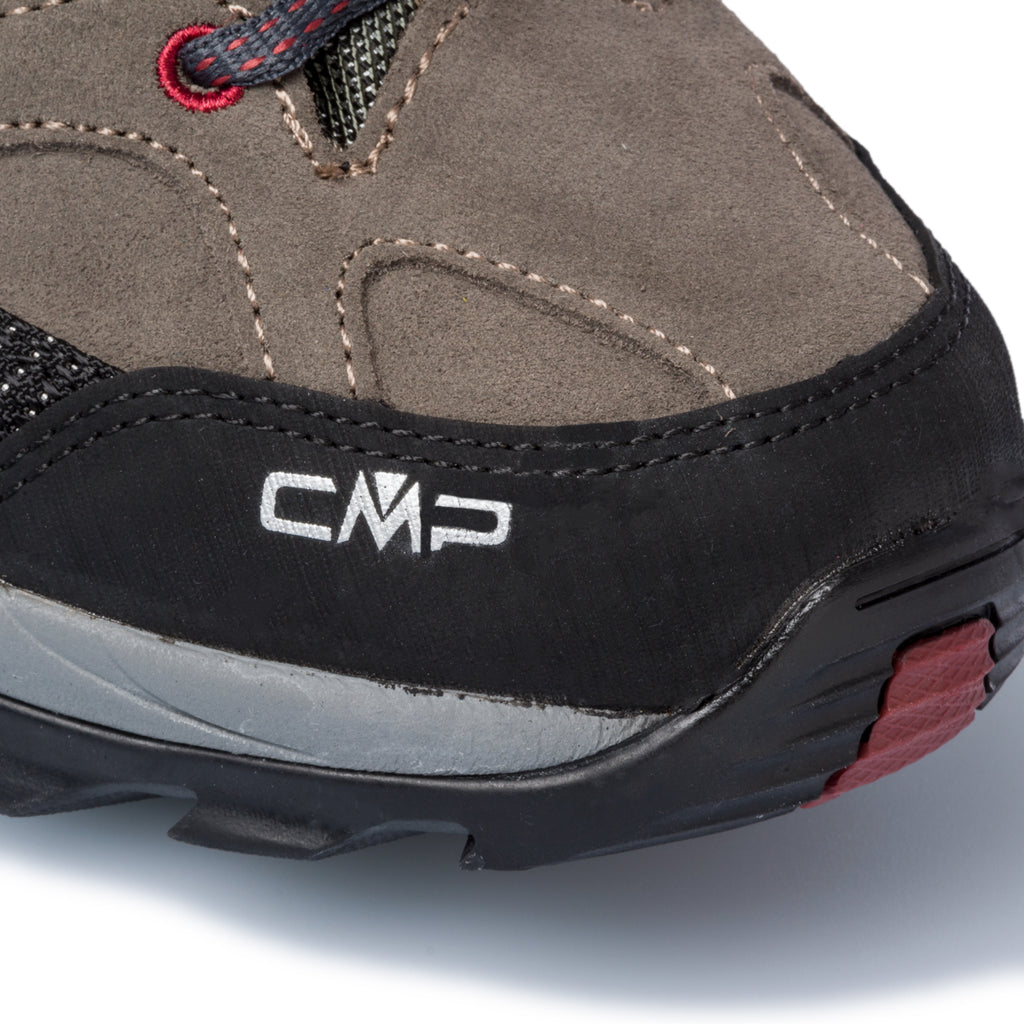 Scarpe da trekking antracite da uomo in tessuto waterproof CMP Rigel Low