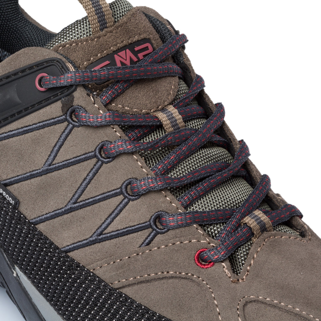 Scarpe da trekking antracite da uomo in tessuto waterproof CMP Rigel Low