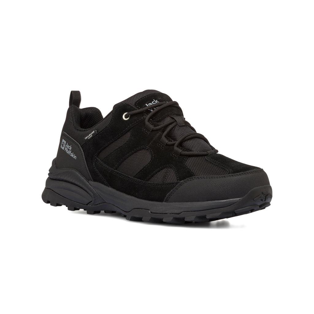 Scarpe basse da trail running nere waterproof da uomo Jack Wolfskin TEXAPORE