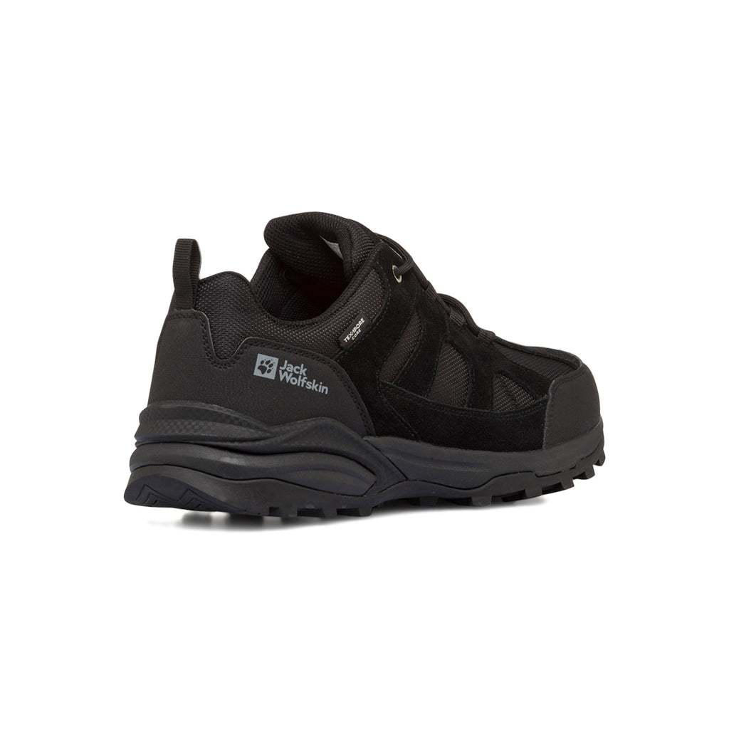Scarpe basse da trail running nere waterproof da uomo Jack Wolfskin TEXAPORE