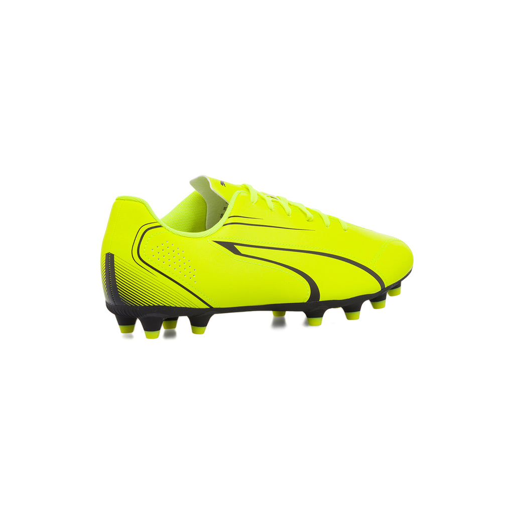 Scarpe da calcio per terreni duri gialle con dettagli neri Puma Vitoria FG/AG