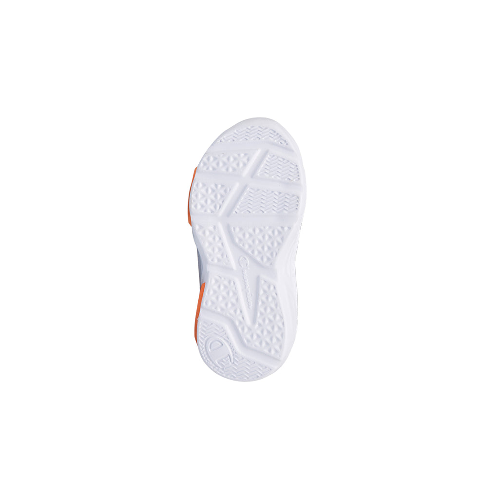 Sneakers primi passi bianche e blu da bambino con luci nella suola Champion Wave PS