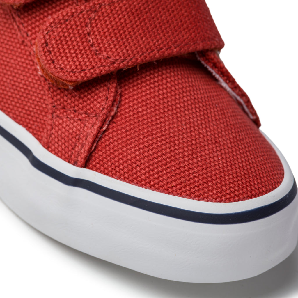 Sneakers rosse in tessuto con logo a contrasto Benetton Prince Cvs Td