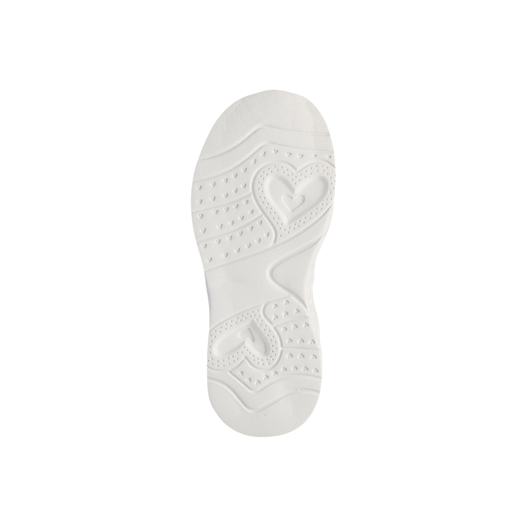 Sneakers primi passi rosa da bambina con luci nella suola Dinsieme