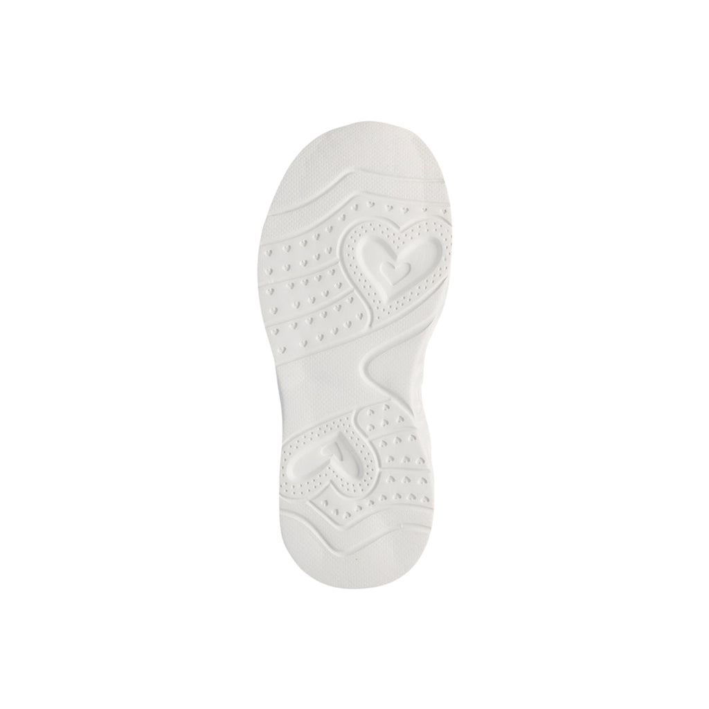 Sneakers primi passi rosa da bambina con luci nella suola Dinsieme