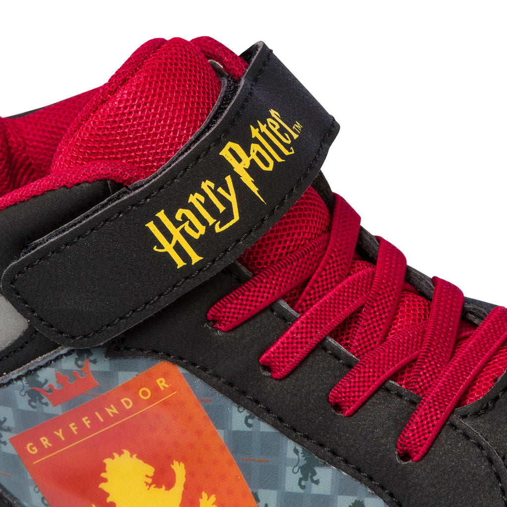 Sneakers primi passi nere da bambino con logo Harry Potter