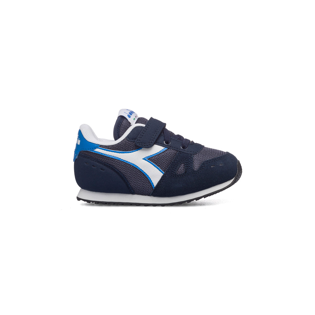 Scarpe da ginnastica primi passi blu da bambino Diadora Simple Run Td