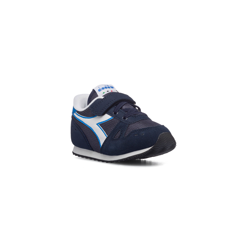 Scarpe da ginnastica primi passi blu da bambino Diadora Simple Run Td