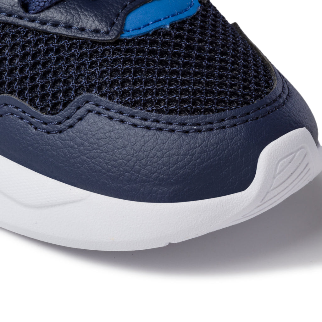 Sneakers blu in similpelle e tessuto mesh con dettagli gialli Puma X-Ray Lite Ac Inf