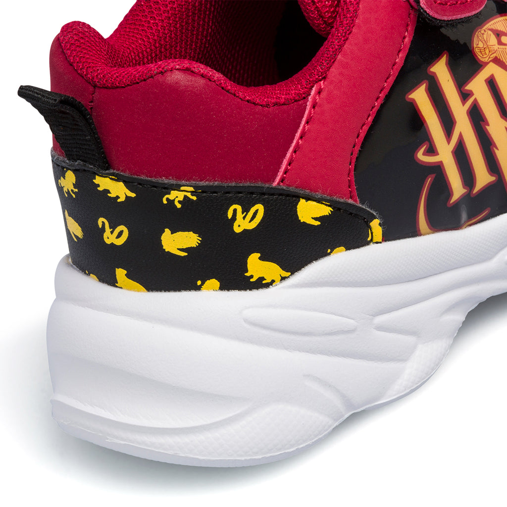 Sneakers primi passi ross e nere da bambino con logo Harry Potter