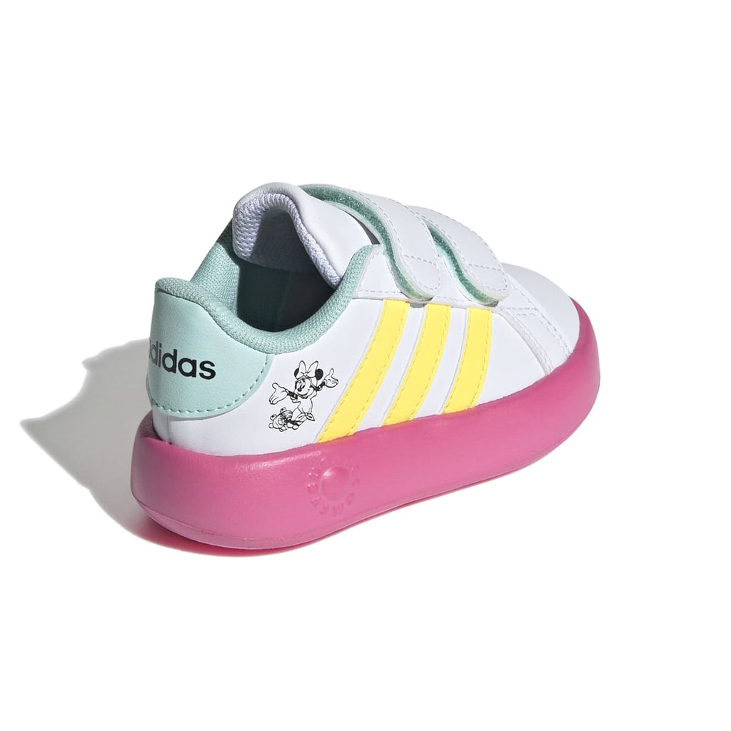 Sneakers primi passi bianche da bambina adidas Grand Court Minnie CF I