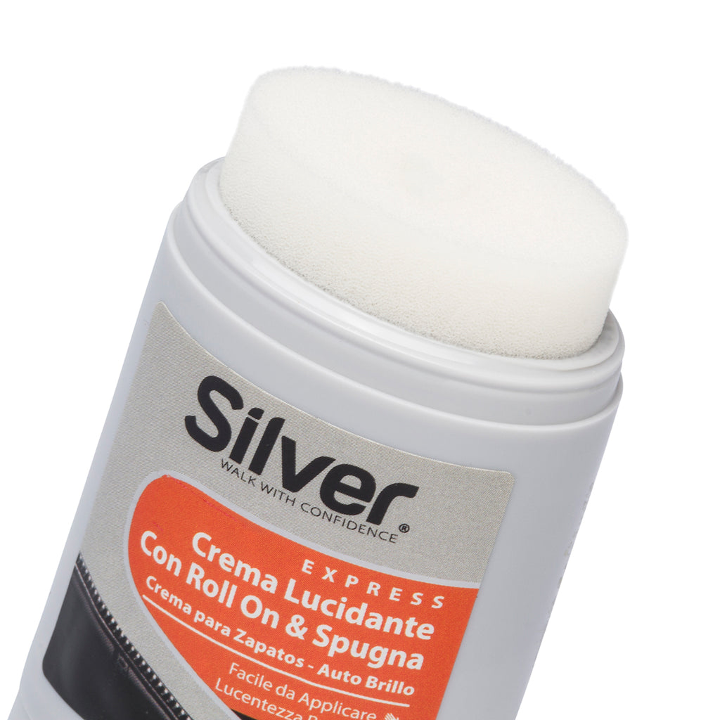 Crema lucidante con roll-on e spugna Silver