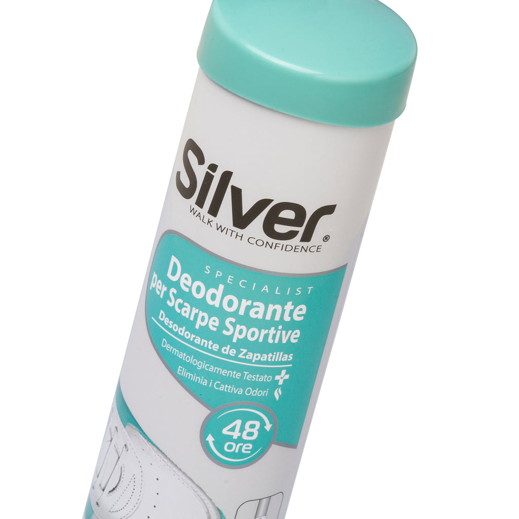 Deodorante per scarpe sportive Silver