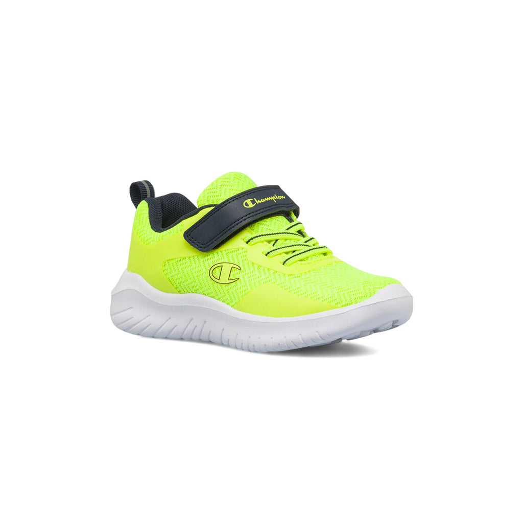 Scarpe sportive giallo fluo da bambino Champion Softy Evolve B Ps