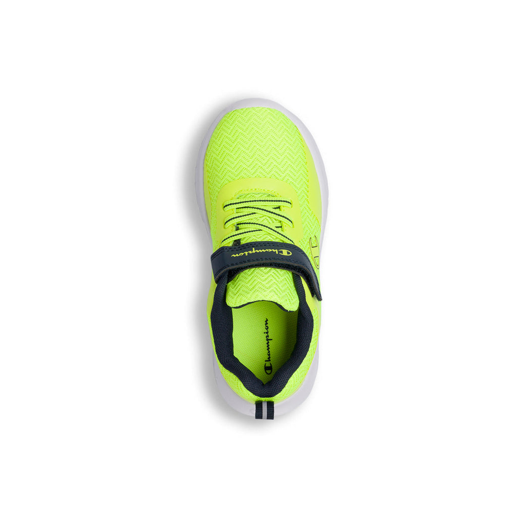 Scarpe sportive giallo fluo da bambino Champion Softy Evolve B Ps