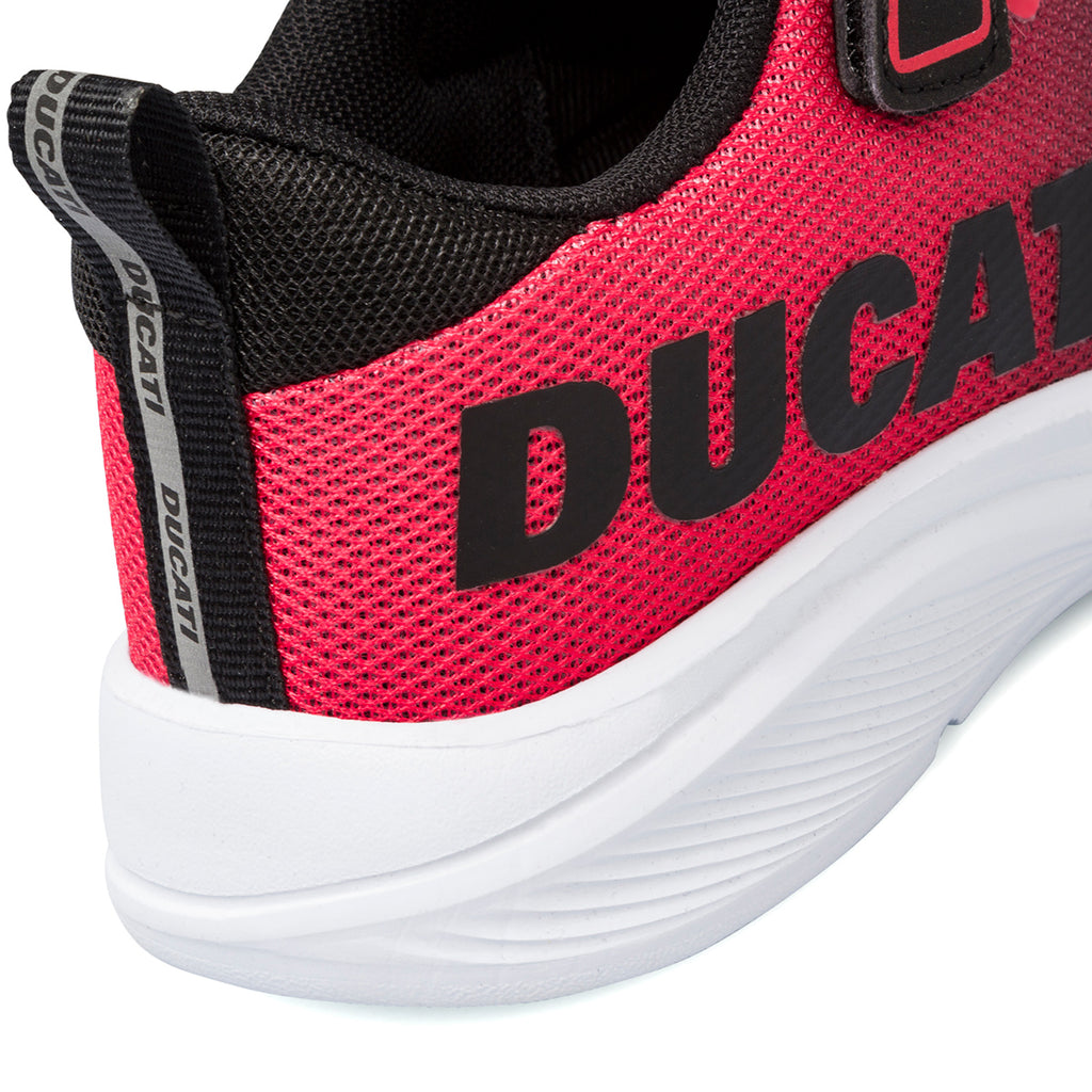 Scarpe sportive rosse e nere da bambino in mesh Ducati Frontera 3 PS