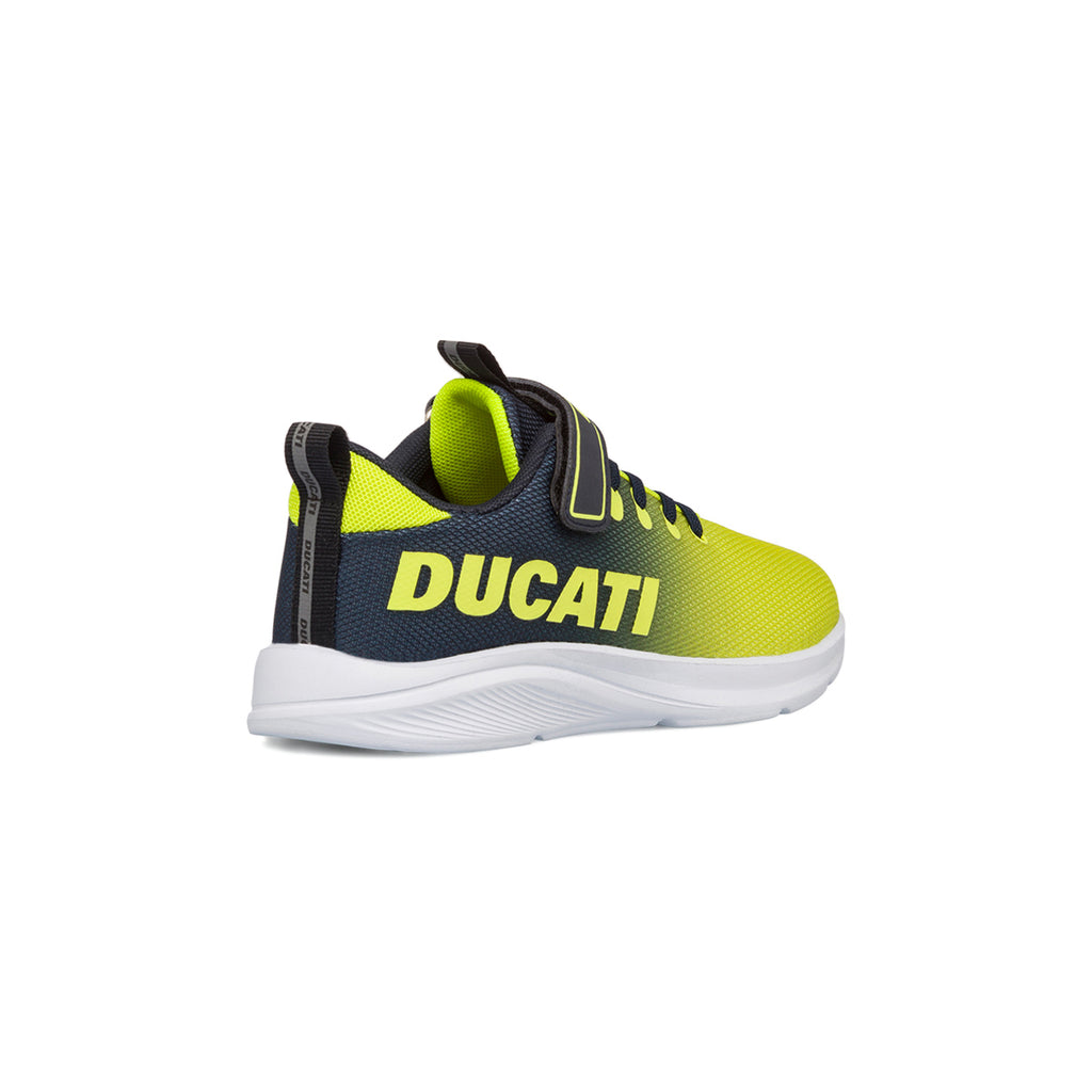 Scarpe sportive gialle e nere da bambino in mesh Ducati Frontera 3 PS