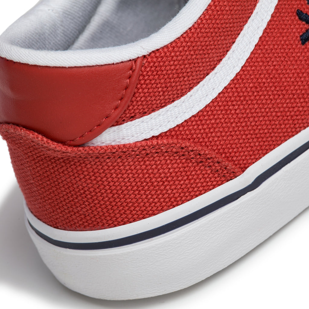 Sneakers rosse in tessuto con logo a contrasto Benetton Prince Cvs Ps