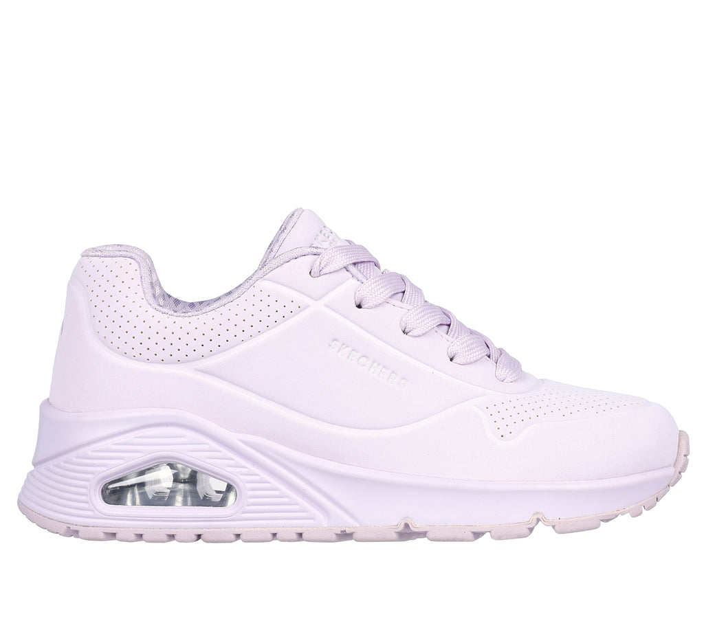 Sneakers lilla da bambina con suola ad aria Skechers UNO Gen1 - Frosty Kicks