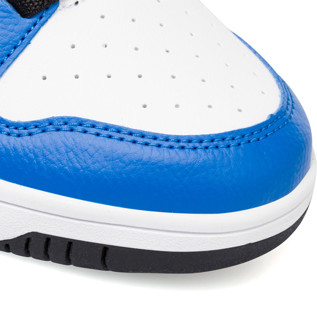 Sneakers alte bianche, blu e nere da bambino Puma Rebound v6 Mid AC+ PS