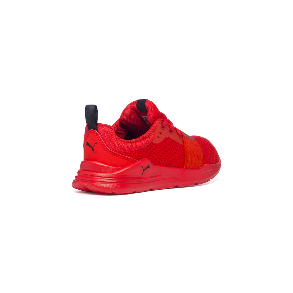 Sneakers rosse in tessuto mesh Puma Wired Run Ps