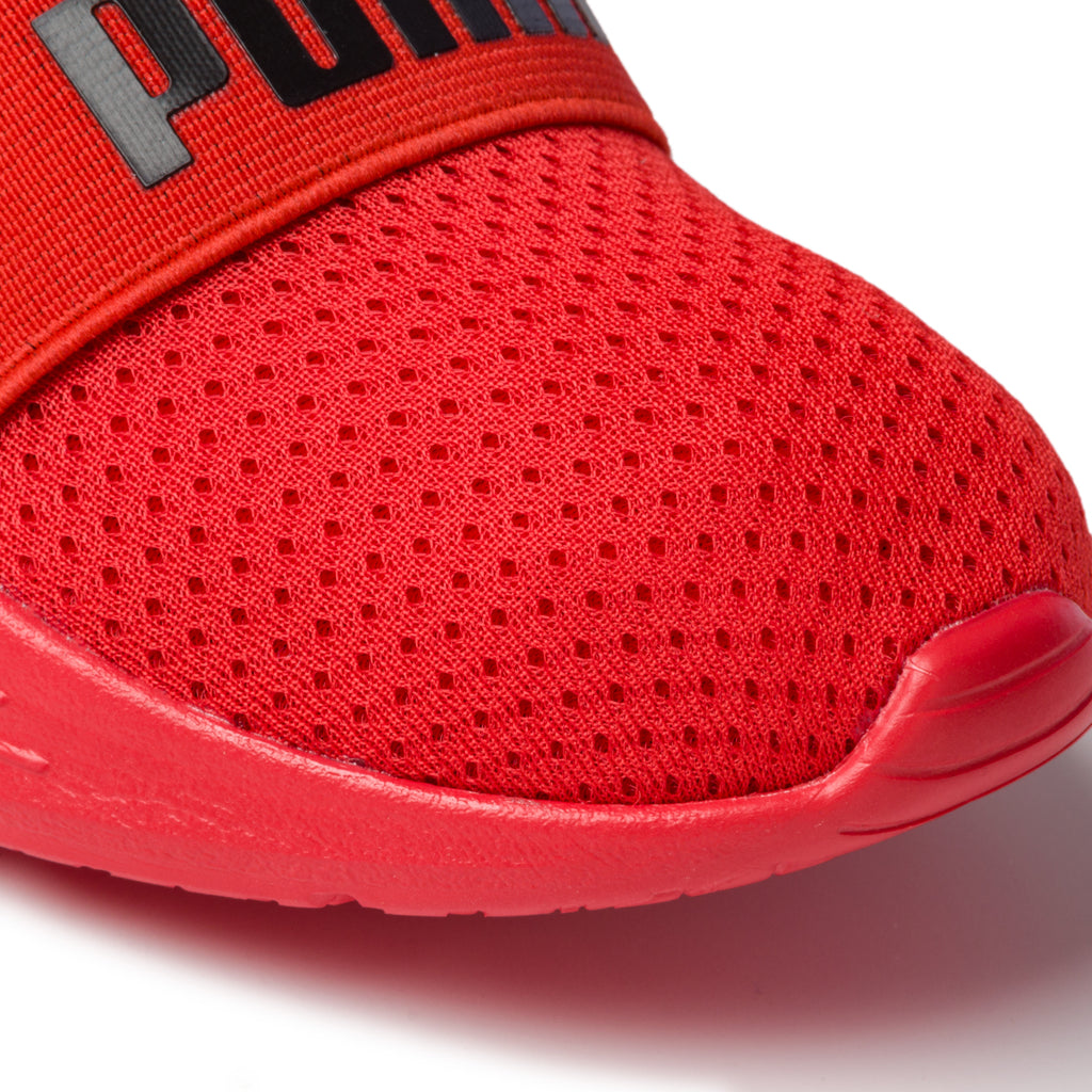 Sneakers rosse in tessuto mesh Puma Wired Run Ps