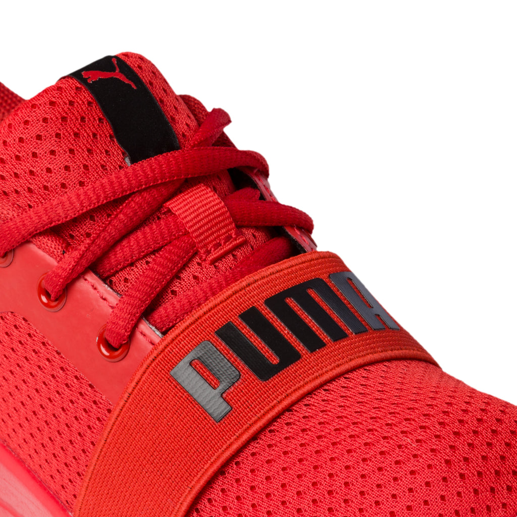 Sneakers rosse in tessuto mesh Puma Wired Run Ps