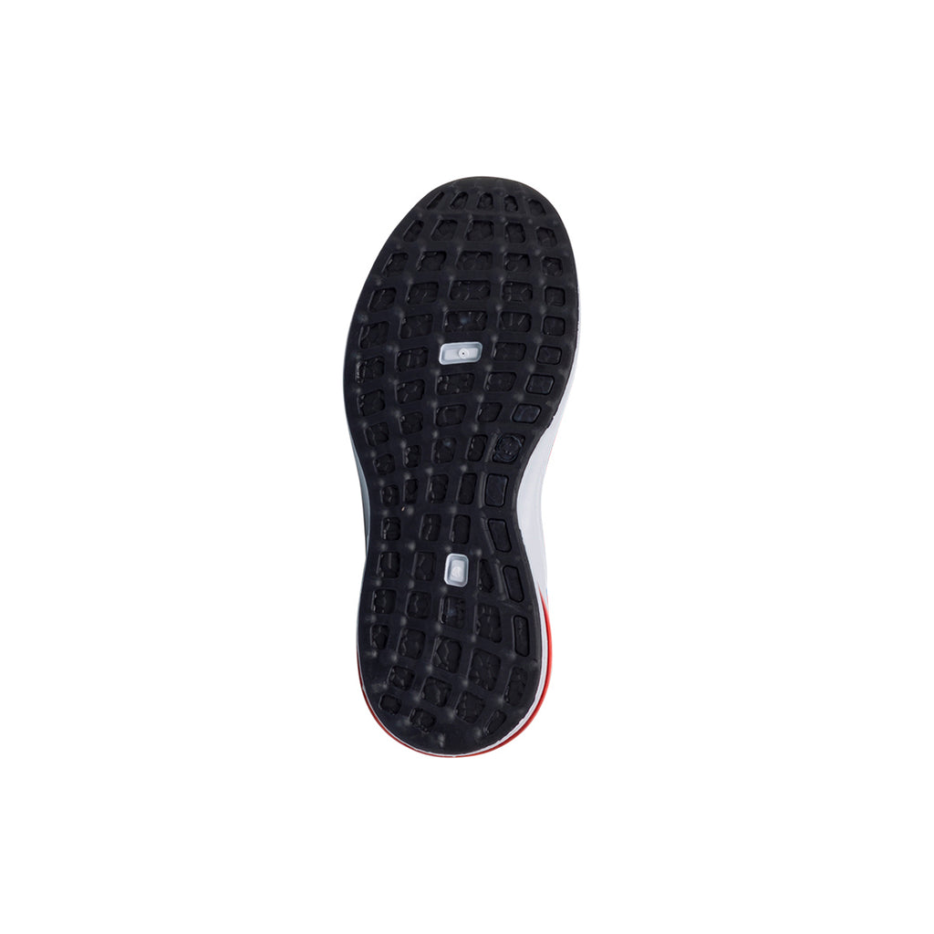 Sneakers blu e rosse  da bambino con luci nella suola e logo Spiderman