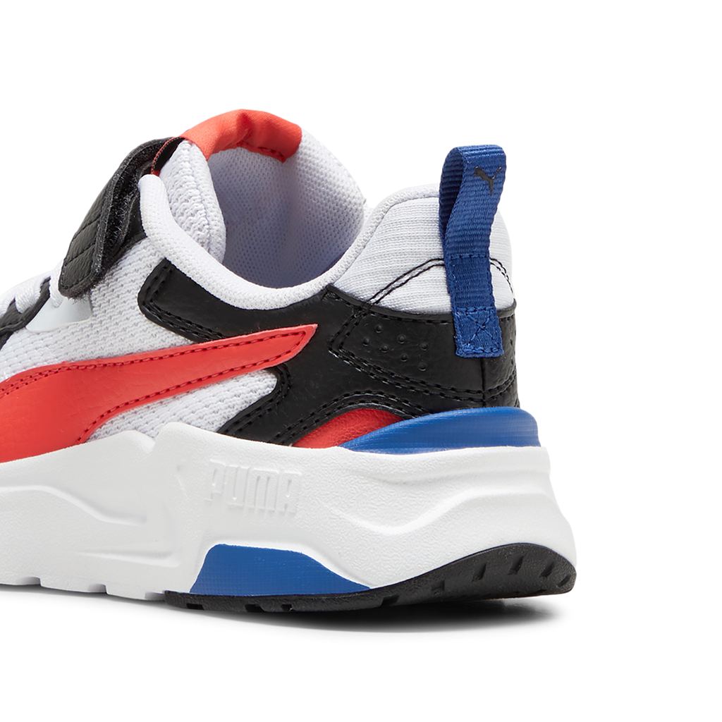 Sneakers bianche da bambino con dettagli multicolore Puma Trinity Lite AC+ PS