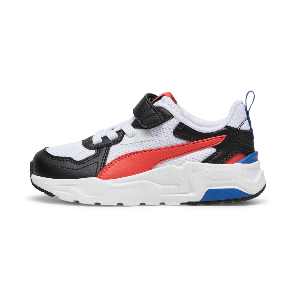 Sneakers bianche da bambino con dettagli multicolore Puma Trinity Lite AC+ PS