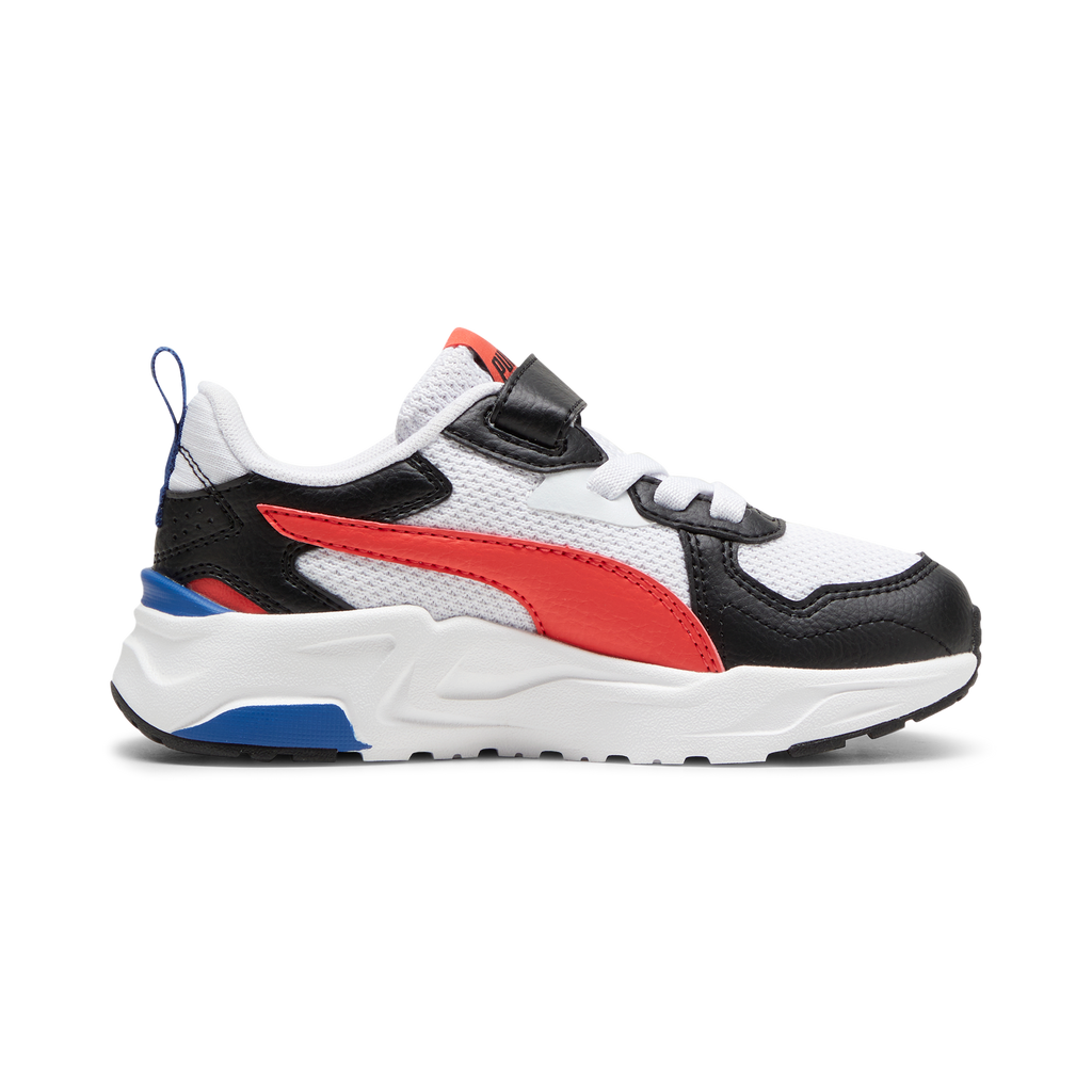 Sneakers bianche da bambino con dettagli multicolore Puma Trinity Lite AC+ PS
