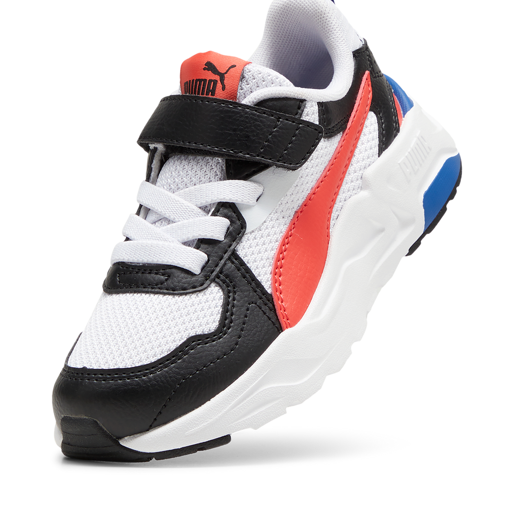 Sneakers bianche da bambino con dettagli multicolore Puma Trinity Lite AC+ PS