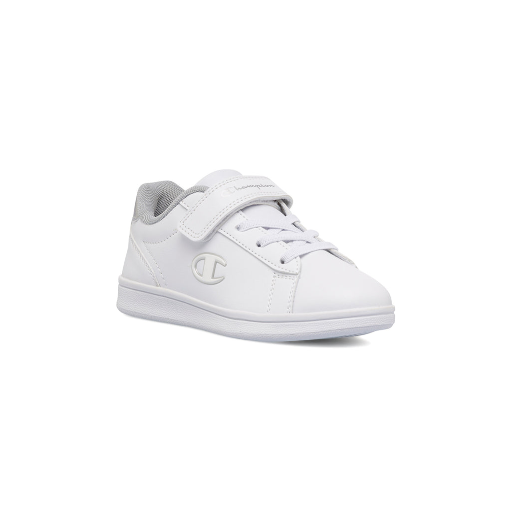 Sneakers bianche da bambina con logo laterale Champion Centre Court G PS