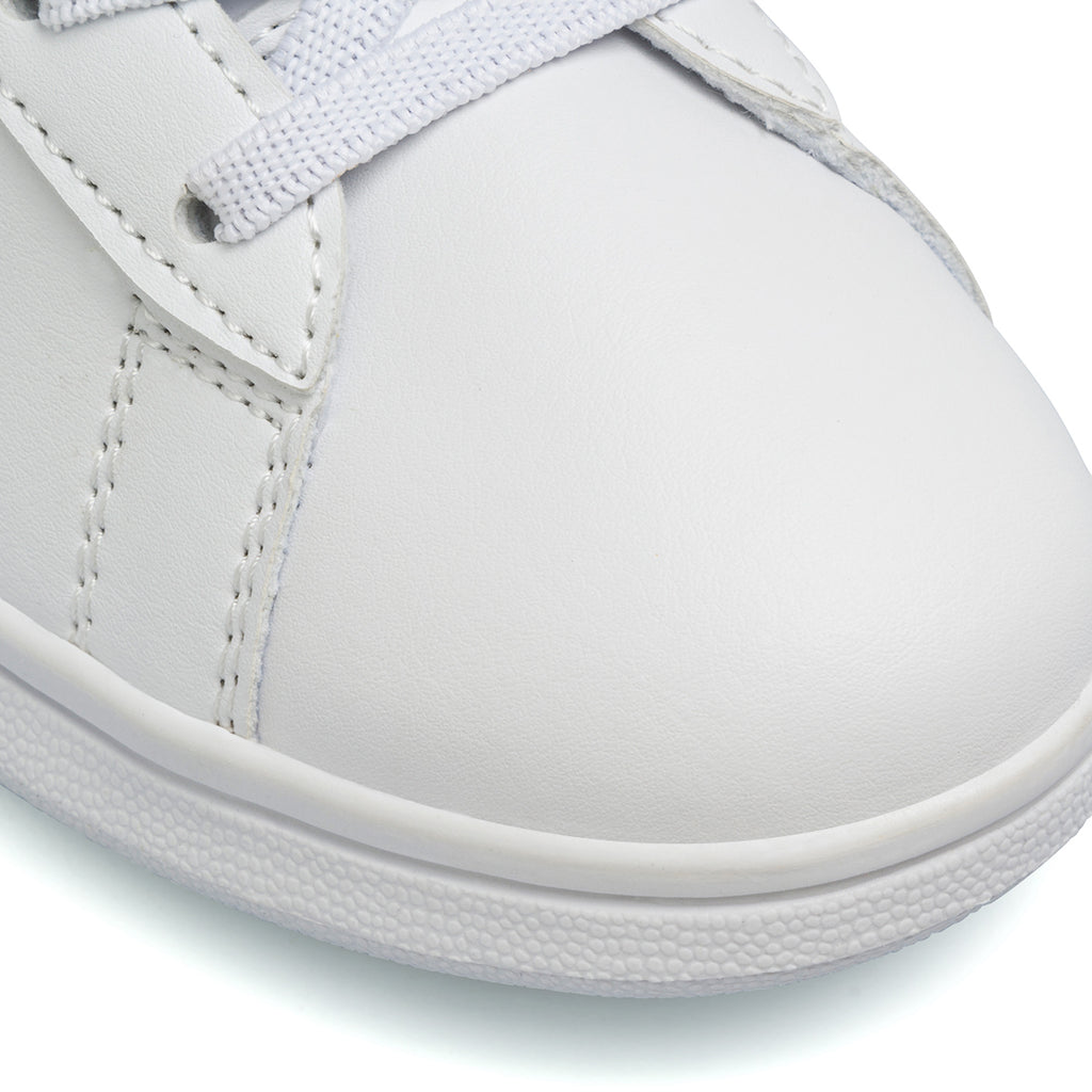 Sneakers bianche da bambina con logo laterale Champion Centre Court G PS