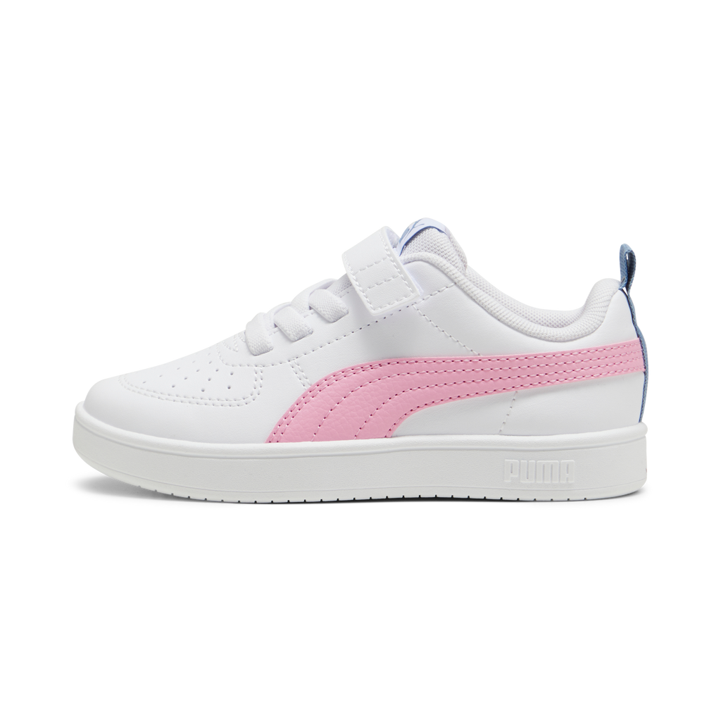 Sneakers bianche da bambina con striscia a contrasto Puma Rickie AC+ PS