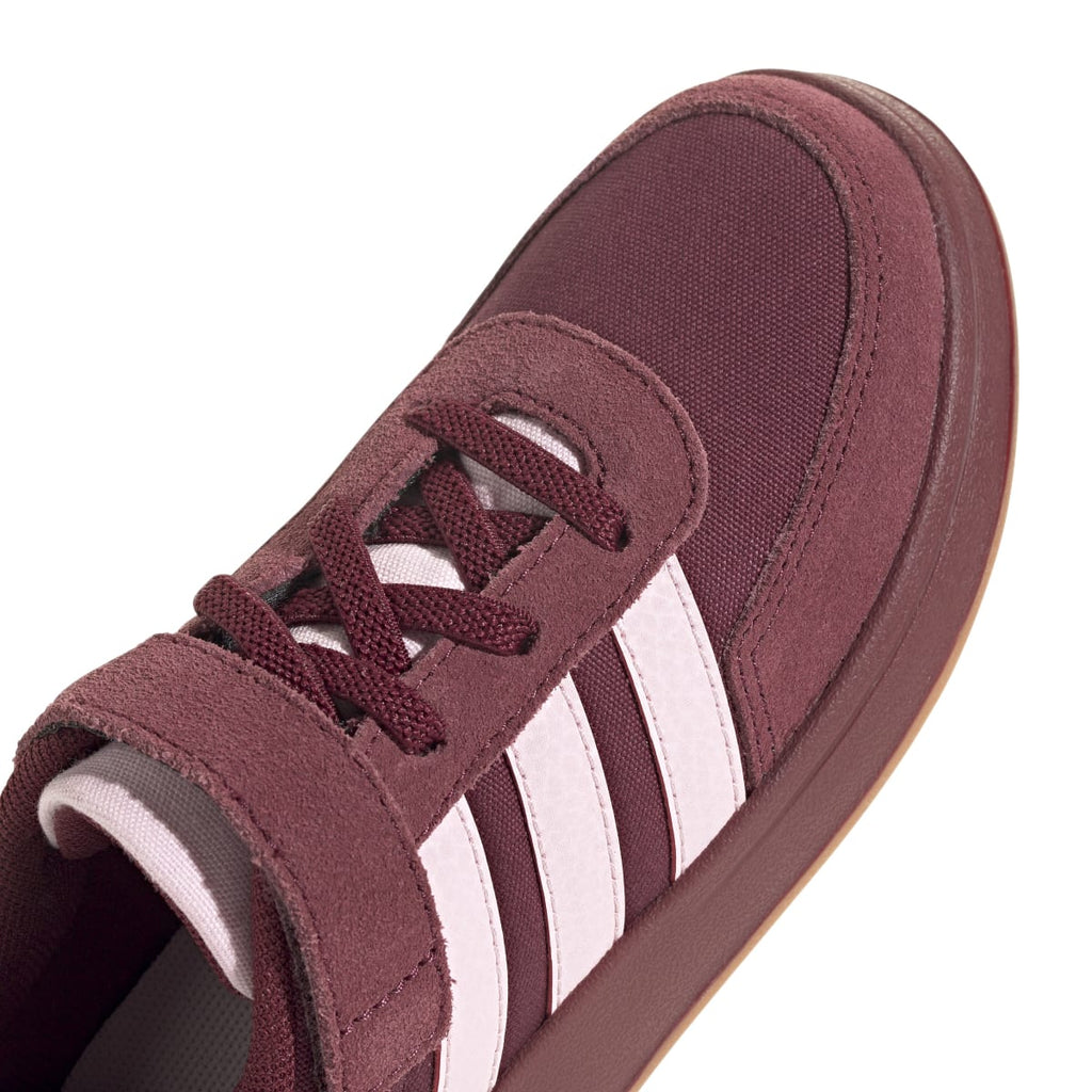 Sneakers bordeaux da bambino con strisce bianche adidas Breaknet 2.0 EL K
