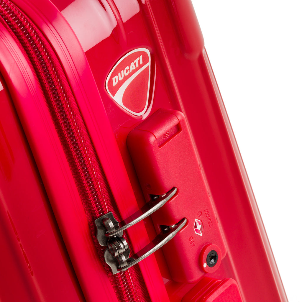 Trolley Bagaglio a mano rosso in ABS Ducati