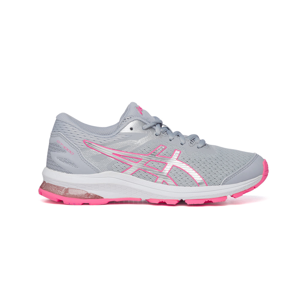 Scarpe da running grigie in tessuto mesh Asics Gt-1000 10 Gs