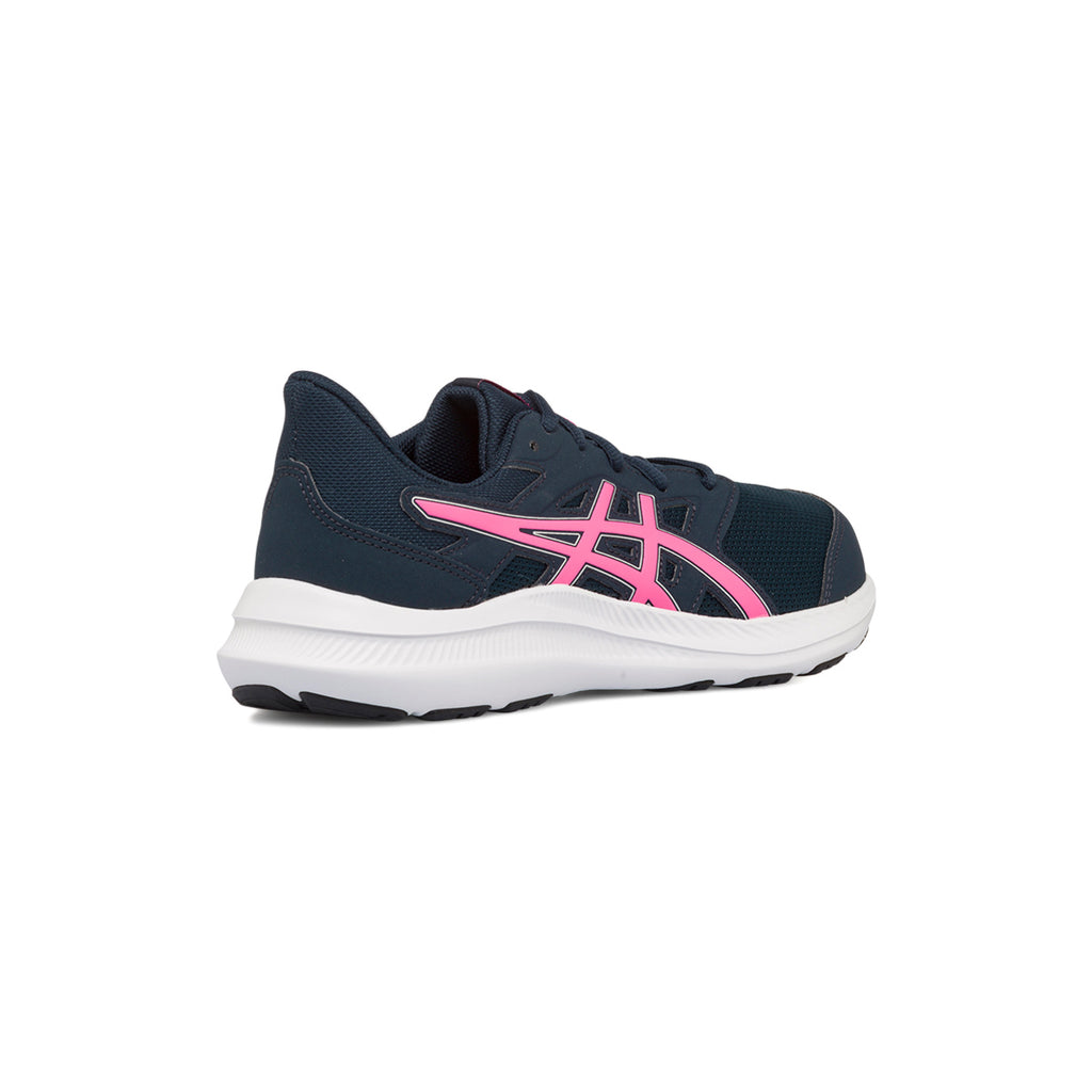 Scarpe da ginnastica blu da ragazza con logo fucsia Asics Jolt 4 GS