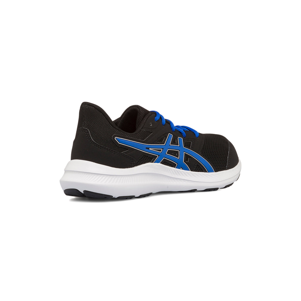 Scarpe da ginnastica nere da ragazzo con logo blu Asics Jolt 4 GS