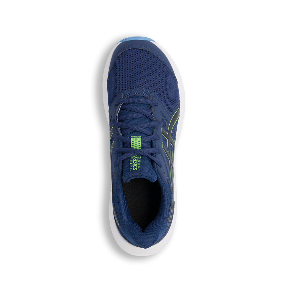 Scarpe da ginnastica blu da ragazzo con logo laterale Asics Jolt 4 GS